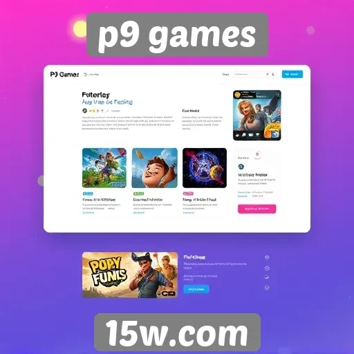 Análise do design de interface do site p9 games